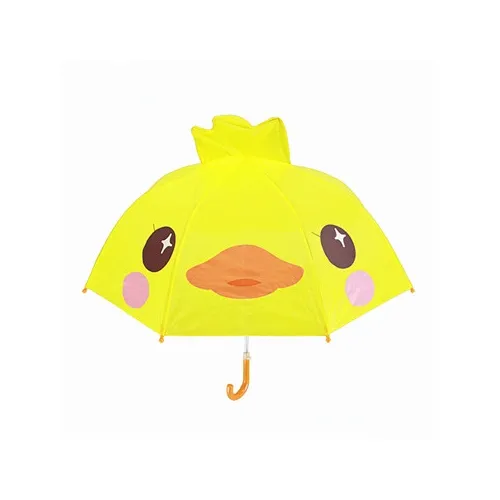 21 tuuman 3D Yellow Duck Kids -sateenvarjo