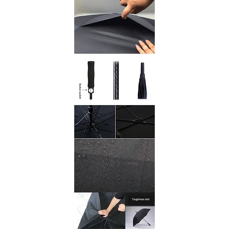 Kaksikerroksinen mainonta golfsateenvarjo